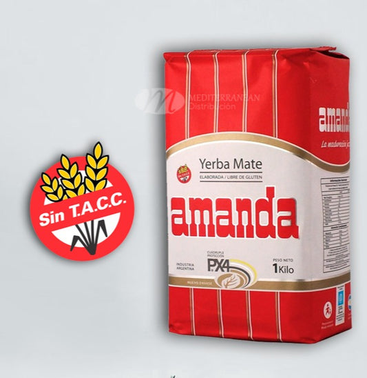 Yerba Mate Amanda Tradicional – Paquete de 1Kg