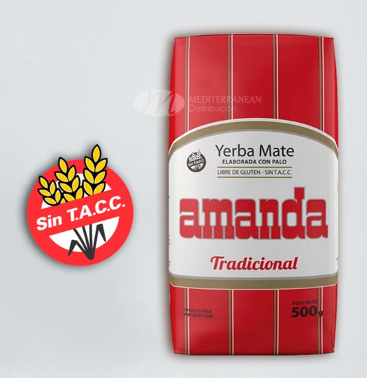 Yerba Mate Amanda Tradicional – Paquete de 500gr.