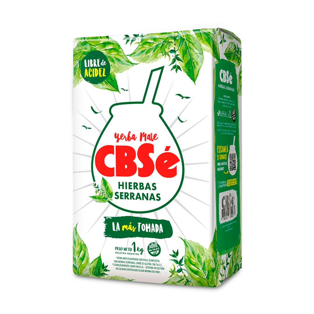 CBSe Hierbas Serranas Yerba Mate 1kg - Mezcla Herbal | Frescura de Montaña