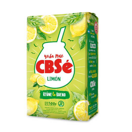 CBSe Limón Yerba Mate 500gr - Sabor Ácido | Ultra Refrescante