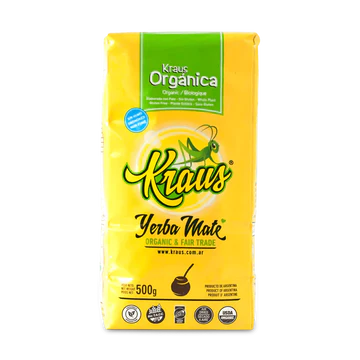 Kraus Yerba Mate Orgánica Fair Trade 500gr - Sin Ahumar | Comercio Justo