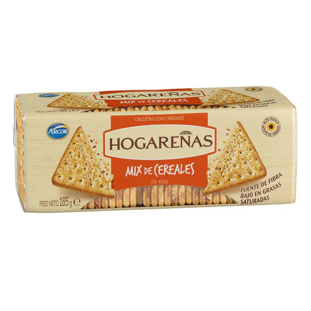 Hogareñas Mix Cereales Galletitas 185 Grs