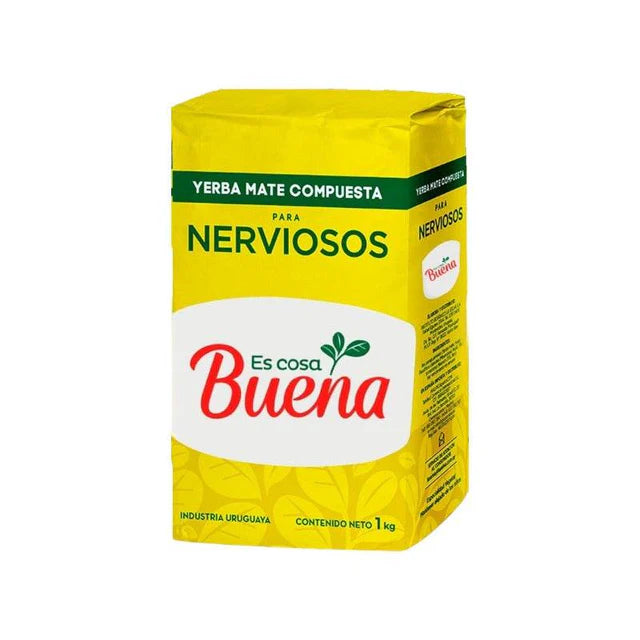 Es Cosa Buena Yerba Mate 1kg - Compuesta Para Nerviosos | Uruguaya Auténtica