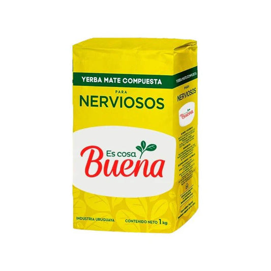 Es Cosa Buena Yerba Mate 1kg - Compuesta Para Nerviosos | Uruguaya Auténtica