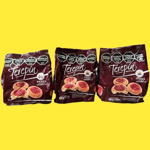 Galletitas Pepas Terepin con Dulce de Membrillo 200 gramos OFERTA 3 UNIDADES