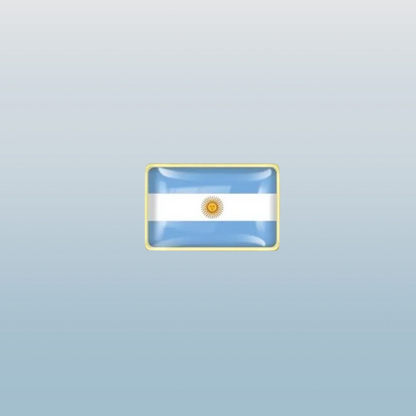 PIN de la Bandera de Argentina para gorras o mochilas