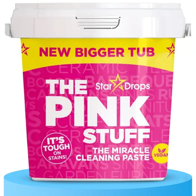 PINK STUFF Pasta limpiadora multiusos elimina con facilidad grasa, manchas, óxido y cal