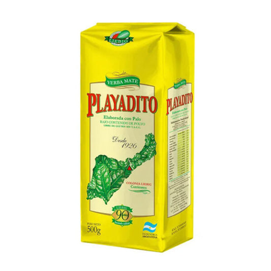 Yerba Mate Playadito 500g Argentina Con Palo - Sabor Suave Tradicional