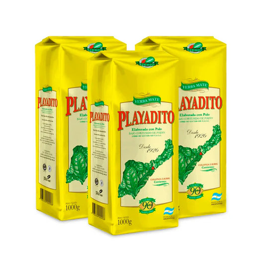 OFERTA Yerba Mate Playadito 1kg X 3 a solo 21 € • Oferta por tiempo limitado hasta 07/08/25