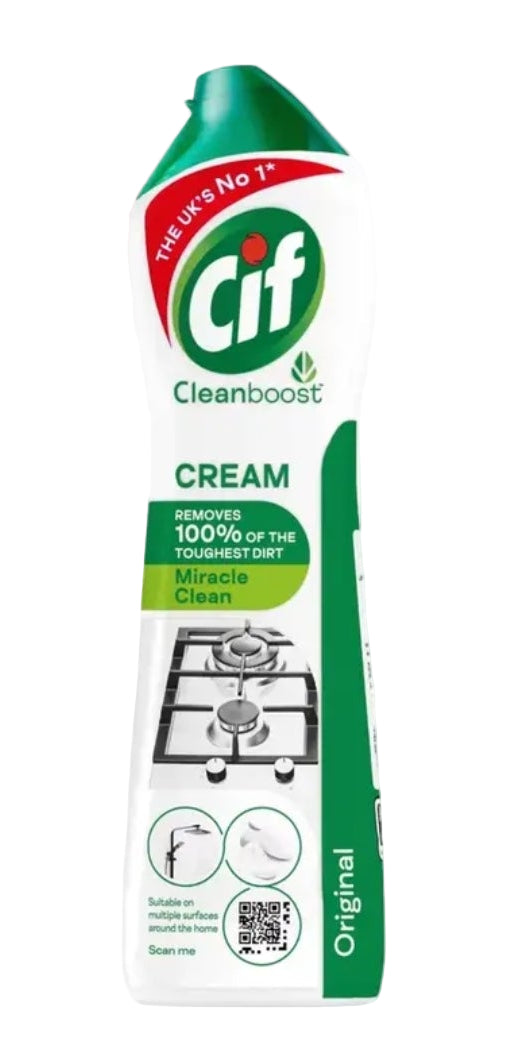 Cif Crema Limpiadora Multiusos 500ml - Limpiador Original para Cocina y Baño